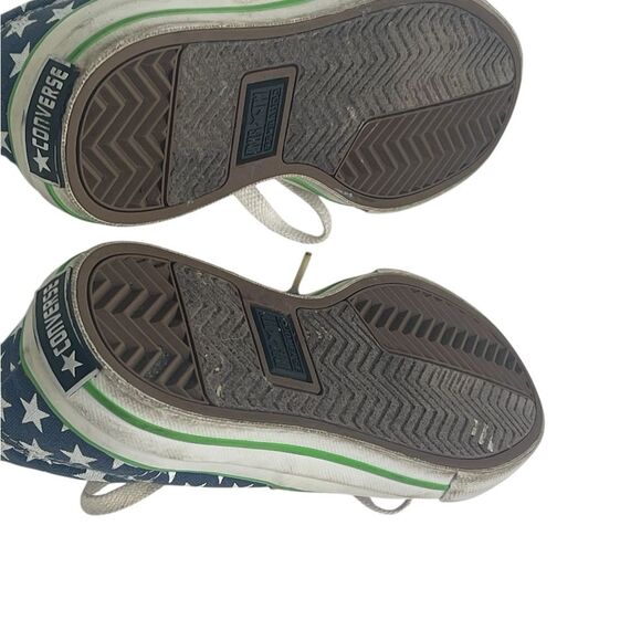 Made In USA Converse All Star American Flag Low Tops Men 5.5 Women 7.5 Sneakers - Picture 11 of 13